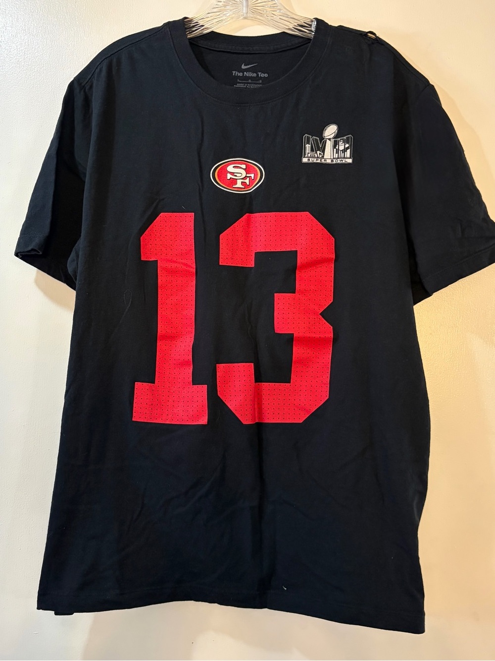 Nike San Francisco 49ers Brock Purdy Super Bowl LVIII T-Shirt Men’s Sz Large